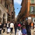 Verona shopping street