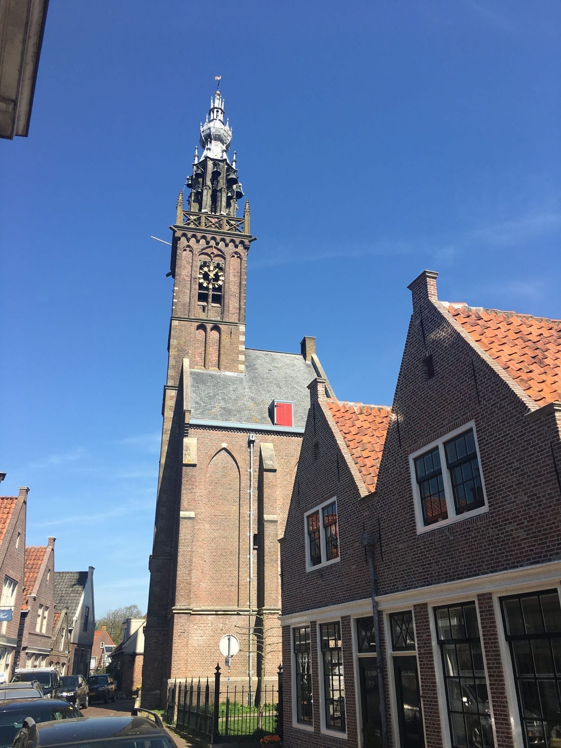 Edam-Holland-church-spire