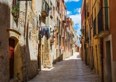 Old street in Cataluña, Tarragona